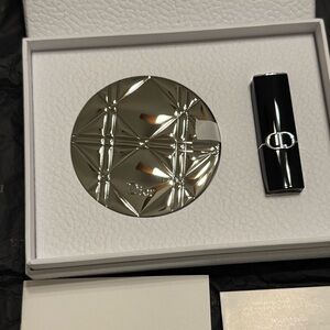 DIOR Double Sided Mirror and Rouge Lipstick #720 Icone Set. New!